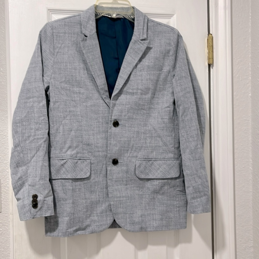 Lined sports coat Cat and Jack boys size 14 light blue